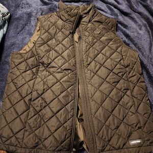 Lands' End Quilted Women's Vest - Back